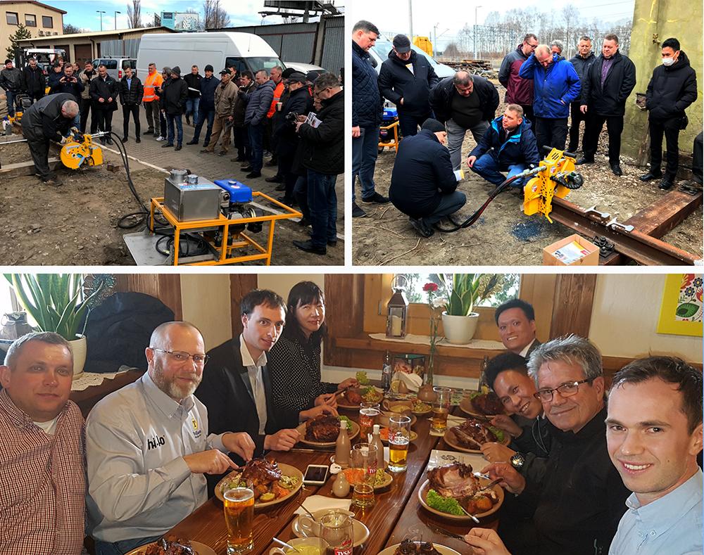 truflamewelding's tweet image. Recently our team has been doing live demos in Poland with Lifton Polska of the Rapid #RailSaw. 
The Rapid Rail Saw can cold cut any type of #railtrack with an average cutting time of 1 minute on UIC 60 #Rail,  find out more ow.ly/l0pQ30o0LfF 
#RailIndustry