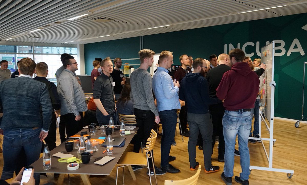 code_conf's tweet photo. A few snaps from #DevOpsForWeb, last week in Aarhus. Thank you all for participating and a special thanks to @chopmo, @joerichsen, @figaw, @RandomSort and Jonas Vinther for making this happen! https://t.co/DX9qOLHkkH