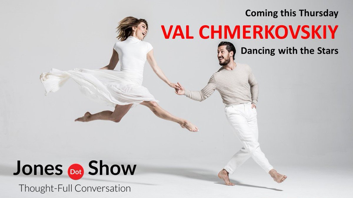 NEW #PODCAST THIS THURSDAY! #ValChmerkovskiy #DWTS #DWTSTour Subscribe today so you don't miss it!
Web: Jones.Show 
iTunes: apple.co/2xGm4Yl 
Google: bit.ly/2OQg59D 
Spotify: spoti.fi/2IlVwzs