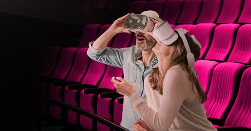 TelekomIna's tweet photo. Seid #dabei und sichert Euch Tickets für ein ganz besonderes Filmerlebnis! Am 20. März startet die Virtual Reality #Kinotour präsentiert von #MagentaVR. Tickets zum Kauf gibt´s unter https://t.co/kUuV767z1m. #YAM #Privatkunden #telekomwall #telekom https://t.co/8CuVHmKLmu