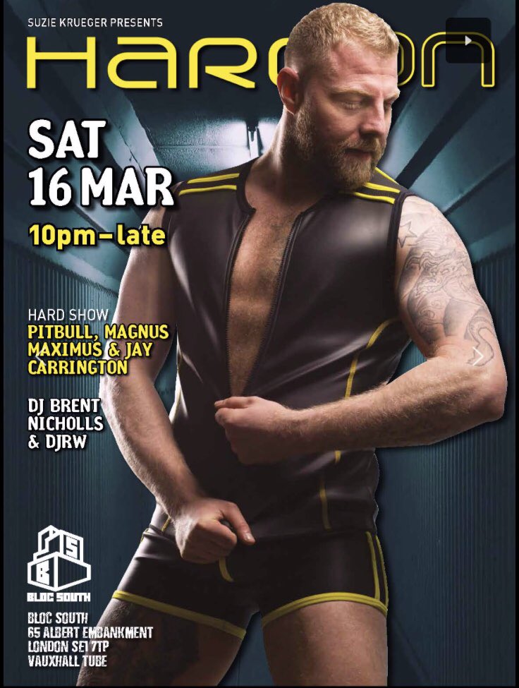 Ready for <a href="/hardonlondon/">Hard On</a> <a href="/bloc_south/">Bloc South</a> ? If not why not? We have all the latest ranges in store so no excuses not standing out from the crowd! Plus a raunchy threesome sex show with <a href="/FetishPig/">Fetish Pig</a> <a href="/JayCarrington7/">Jay Carrington</a> <a href="/Pitbull_XXXL/">PitbullXXX</a> <a href="/XxxMagnus/">Magnus Maximus xxx</a> <a href="/Goodlad84/">Matt Goodlad (He/Him)</a>
Don’t miss it
#GoFetch #sex #club #gay