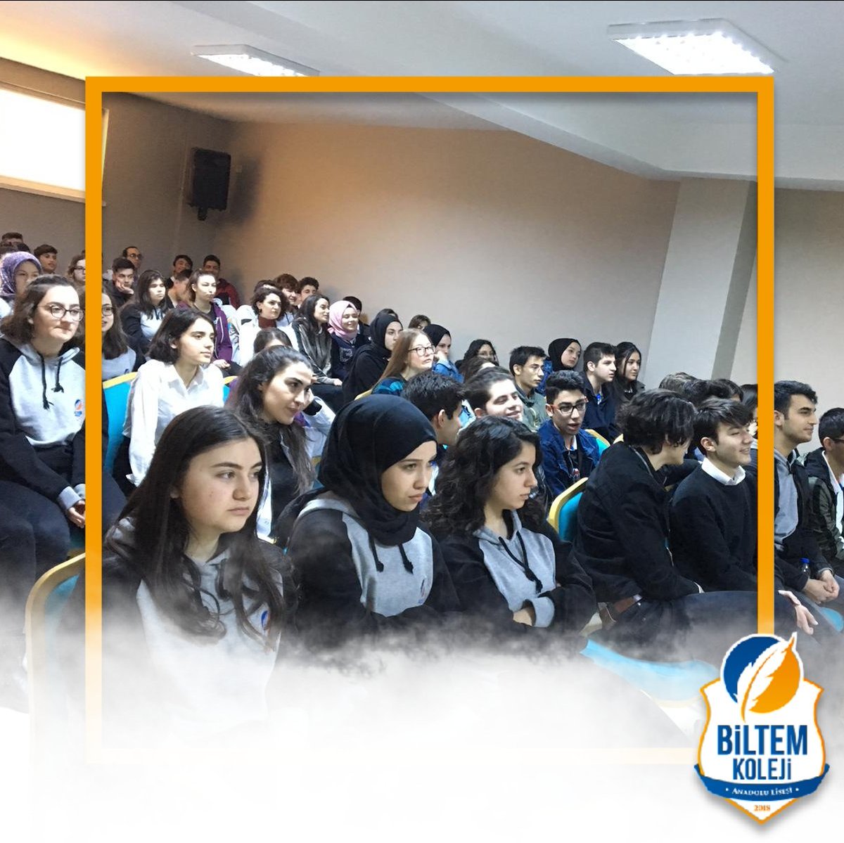 biltemkoleji's tweet photo. İstanbul Aydın Üniversitesi işbirliği ile 11 ve 12. Sınıflarımıza yönelik motivasyon ve bölüm tercihi semineri yapıldı.
#Biltemfarkıyla
#egitim #biltemkolejianadolulisesi #bilimlisesi #egitimogretim #education #ankara #yasammerkezi #bilişim #teknoloji #kodlama #robotikstem #kolej https://t.co/jpzG7U8GZz