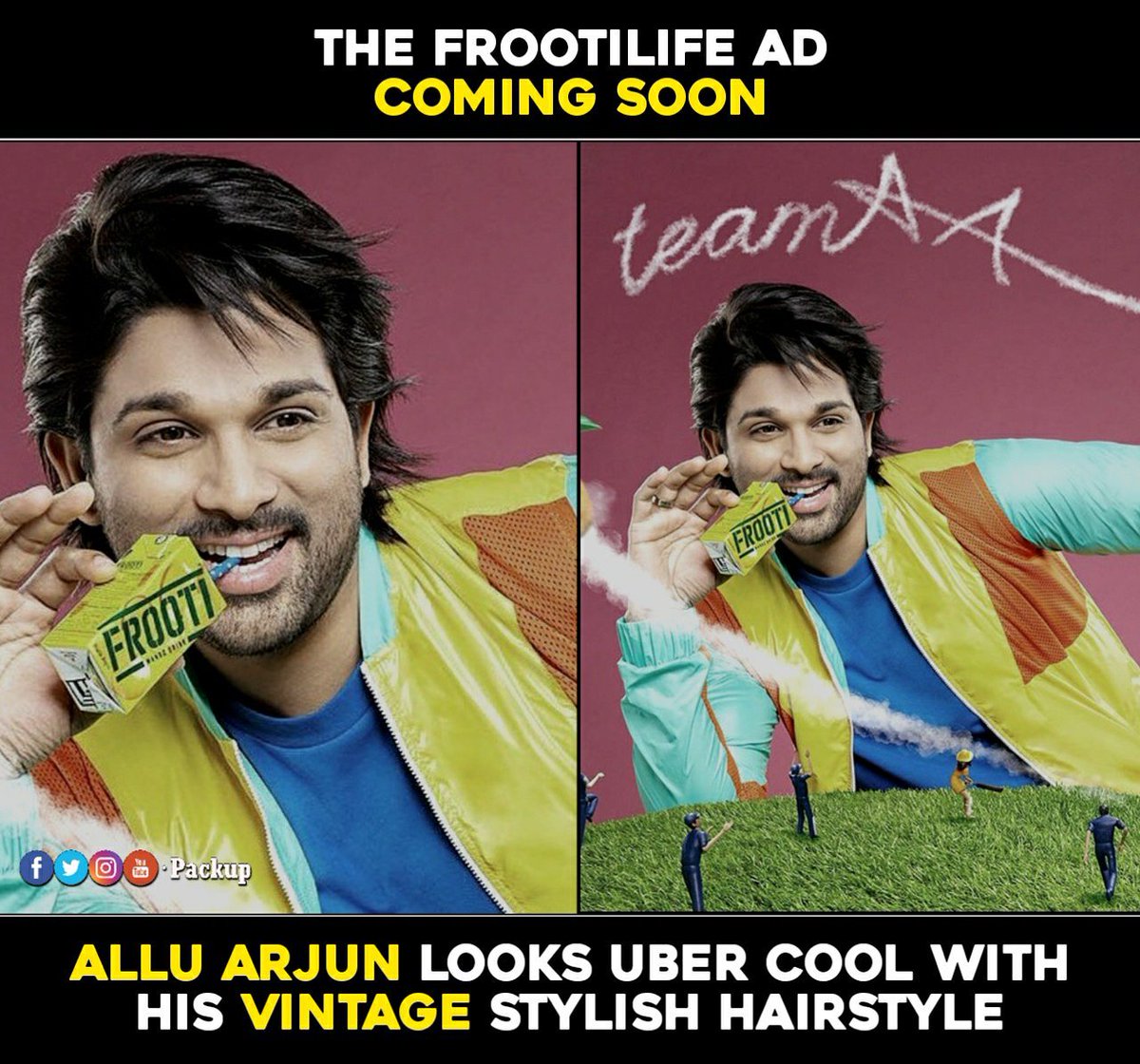 Awwww Sooooo Cute Look😘😘😘😘  #StylishStar  #Frooti #thefrootilife #teamfrooti #teamAA