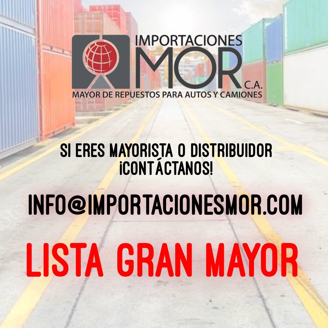IMPMOR's tweet photo. Si eres Distribuidor o mayorista, tenemos una lista de precios especial para ti ¡Contáctanos! info@importacionesmor.com https://t.co/UKHGKZwxox