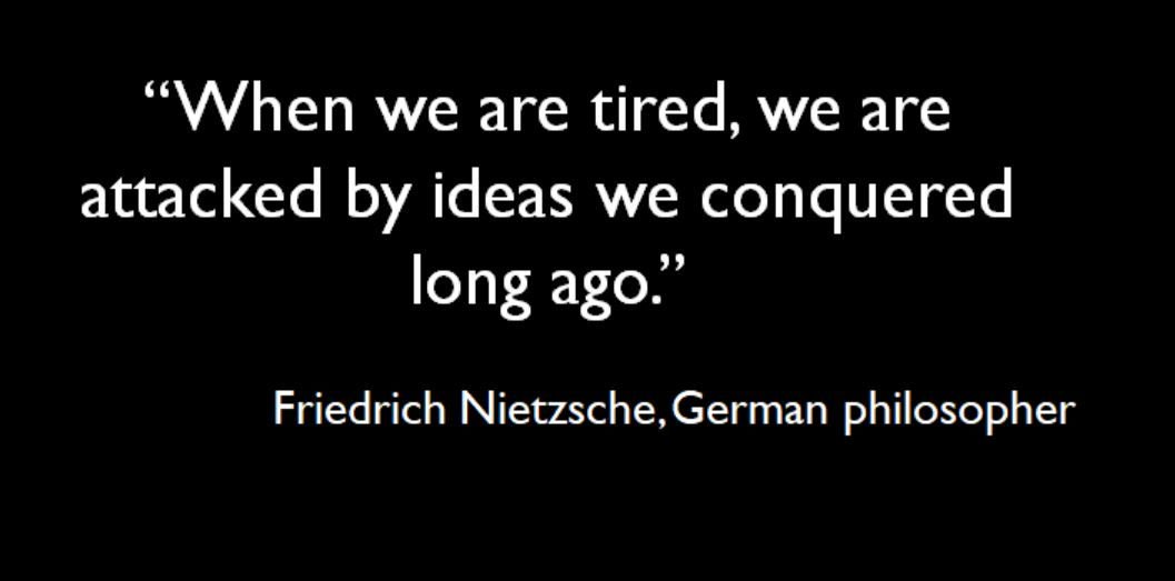 ithinkwellHugh's tweet photo. #MentalHealth tip: Sleep, time out, time off all help you deal with the daily grind. When we get tired and worn out we are less resilient. We are less able to deal with setbacks. Things that weren't a big deal before, now seem to be a catastrophe. #PhDforum #PhDchat #FOAMed https://t.co/zTOeAIUb9C