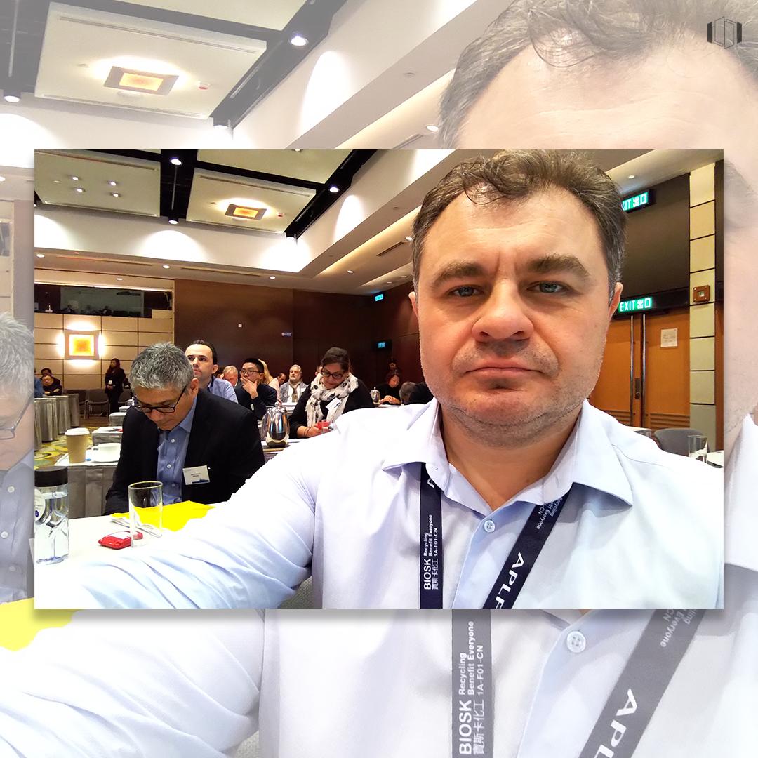 ELSECorp's tweet photo. Andrey Golub @aVg , CTO, #ATOMLab Milan at the Global Footwear Executive Summit | #GFES #APLF #FDRA https://t.co/qoxdIHIJcJ