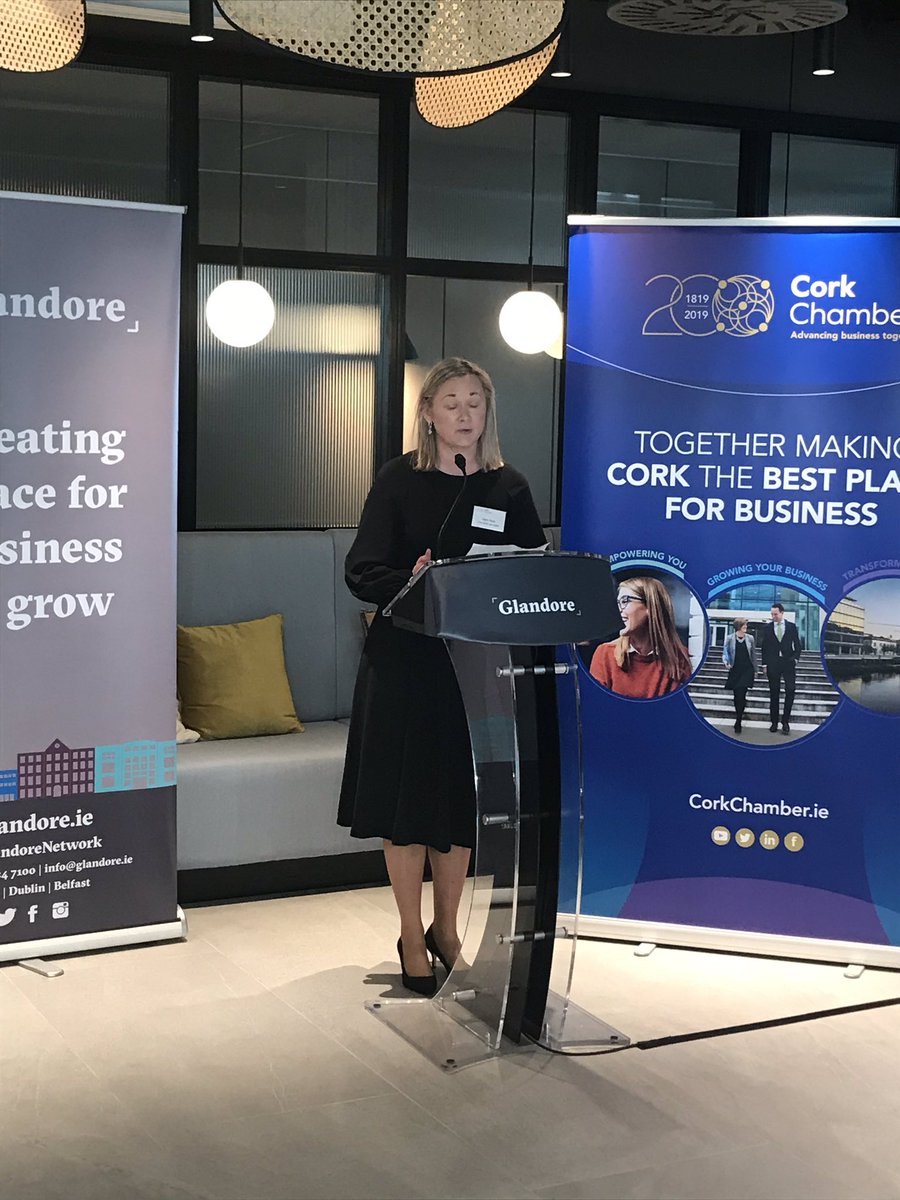 kyliebasnett's tweet photo. The wonderful @cmyler from @RiverleeHotel telling us all about their new food and beverage outlets at this afternoons @CorkChamber @GlandoreNetwork #networkingatnoon #wearecork https://t.co/GNV0FWfEVC