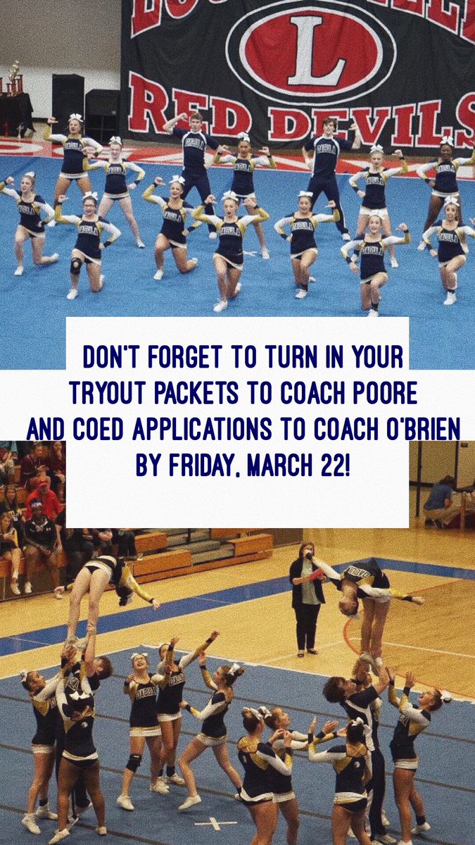 DHSFalconCheer's tweet photo. Get those forms turned in!! https://t.co/ARDgV01uVy