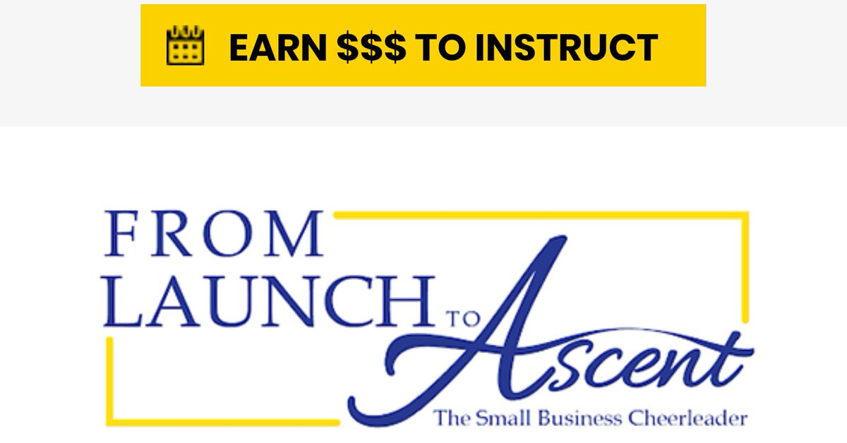 TishaHammond1st's tweet photo. When creative content grows, cash flows. Now you can Earn $$$ to instruct virtual entrepreneurial training courses at https://t.co/s5is1XRj55
#peptalk #fromlaunchtoascent #firstbeststeps #tishahammond #TheSmallBusinessCheerleader #onlineinstructor https://t.co/mgIYg7IYDs