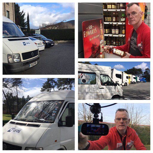 no1bloke's tweet photo. Done the Pyrenees, done a bit of shopping, a couple of truck stops, some ice off the windscreen and well on the way home still #tollfree @dfds_uk #roadtrip #dfdsseaways #trackday #tracktime #dfds #dfdsuk #dfds_uk #roadtrip #ontheroad #vwlt #LTpower #vans… https://t.co/cxjhOVimNu https://t.co/K8VIE3slAe