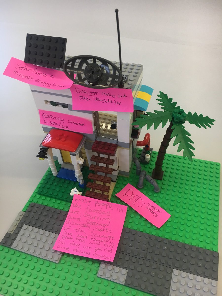 DHSGeogDept's tweet photo. S1 social subjects have been very creative with their presentations for their homework this week on coming up with solutions to helping people in Brazil’s Favelas! Well done everyone! #cake #models #creative #homeworkisfun #socialsubjects https://t.co/ijQGZtNtIP