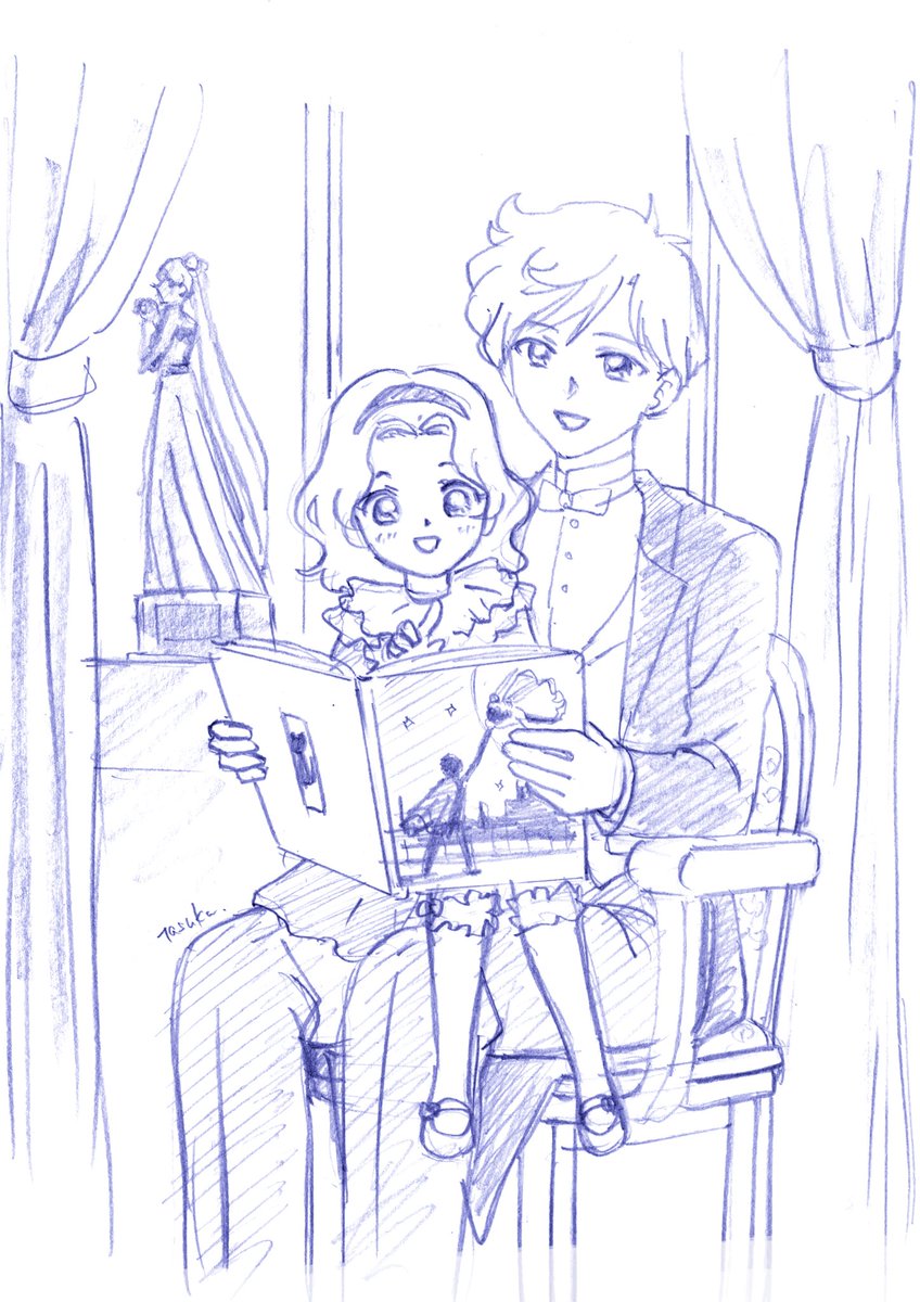主人×執事メイド
#セラムンイラスト部カリスマ科 