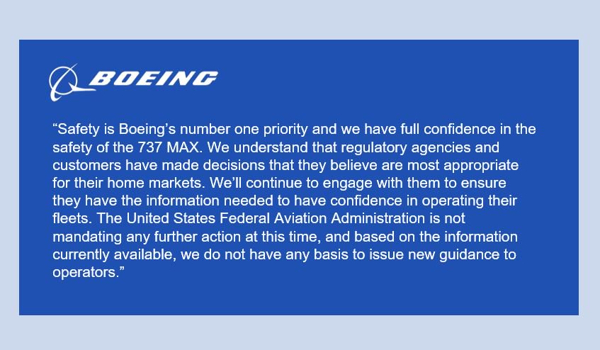 Boeing Statement on 737 MAX Operation: boeing.mediaroom.com/news-releases-…