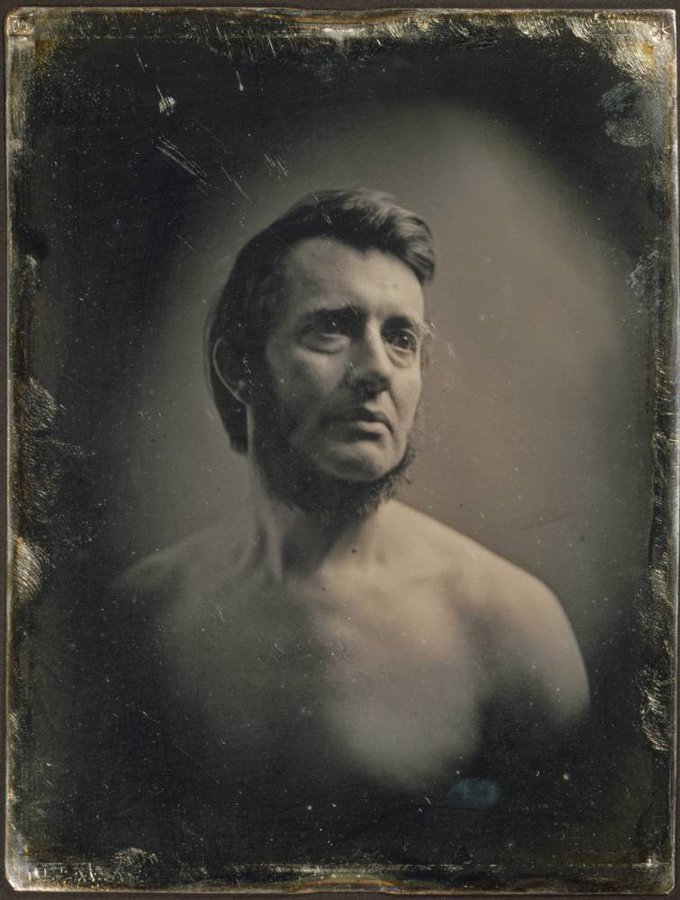 PhotoHistorian's tweet photo. "The whole character of the sitter is to be read at first sight; the whole likeness, as it shall appear when finished, is to be seen at first, in each and all its details, and in their unity and combinations." 

Albert Sands Southworth
Daguerreotypist
b. March 12, 1811 https://t.co/6VyWPTvYJx