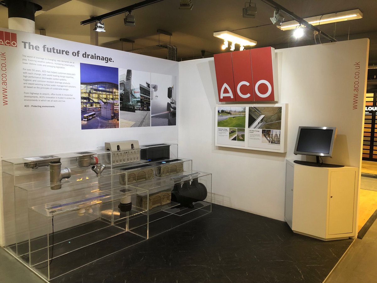 gary_morton65's tweet photo. @BuildingCentre today, @ACOWater @ACO_BD products on display. #specify #doitrightfirsttime #askACO #colab. Speak to our Technical team for help https://t.co/lYdOe5aGNk