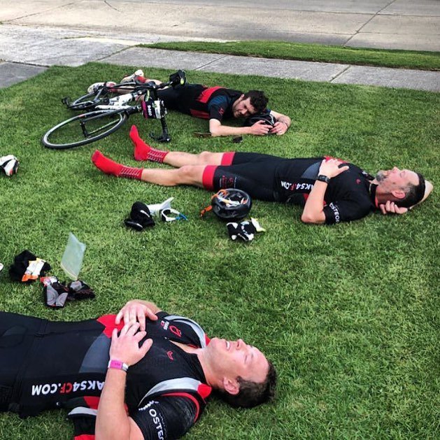 PEAKS4CF's tweet photo. Stuffed.
Flash back to last year’s Around the Bay 300km ride.
.
Our riders are feeling the same way right now. Riding hard to complete their 4,065m of climbing during March.
.
Come ride with us this Sunday 17th March at Mt Donna Buang. Meet at 7am Warbur… https://t.co/VB30HAwdBc https://t.co/1OANkCpBlB