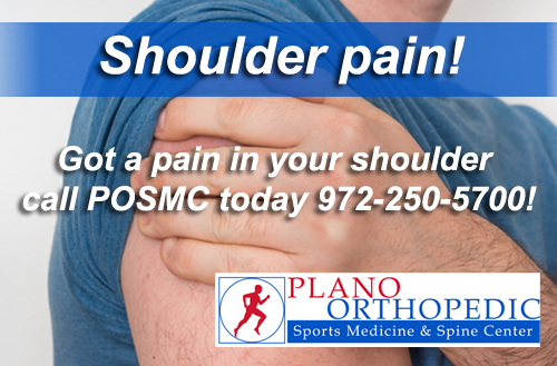 If you are having problems with your shoulder call us at 972-250-5700 or go to posmc.com to book an appointment.