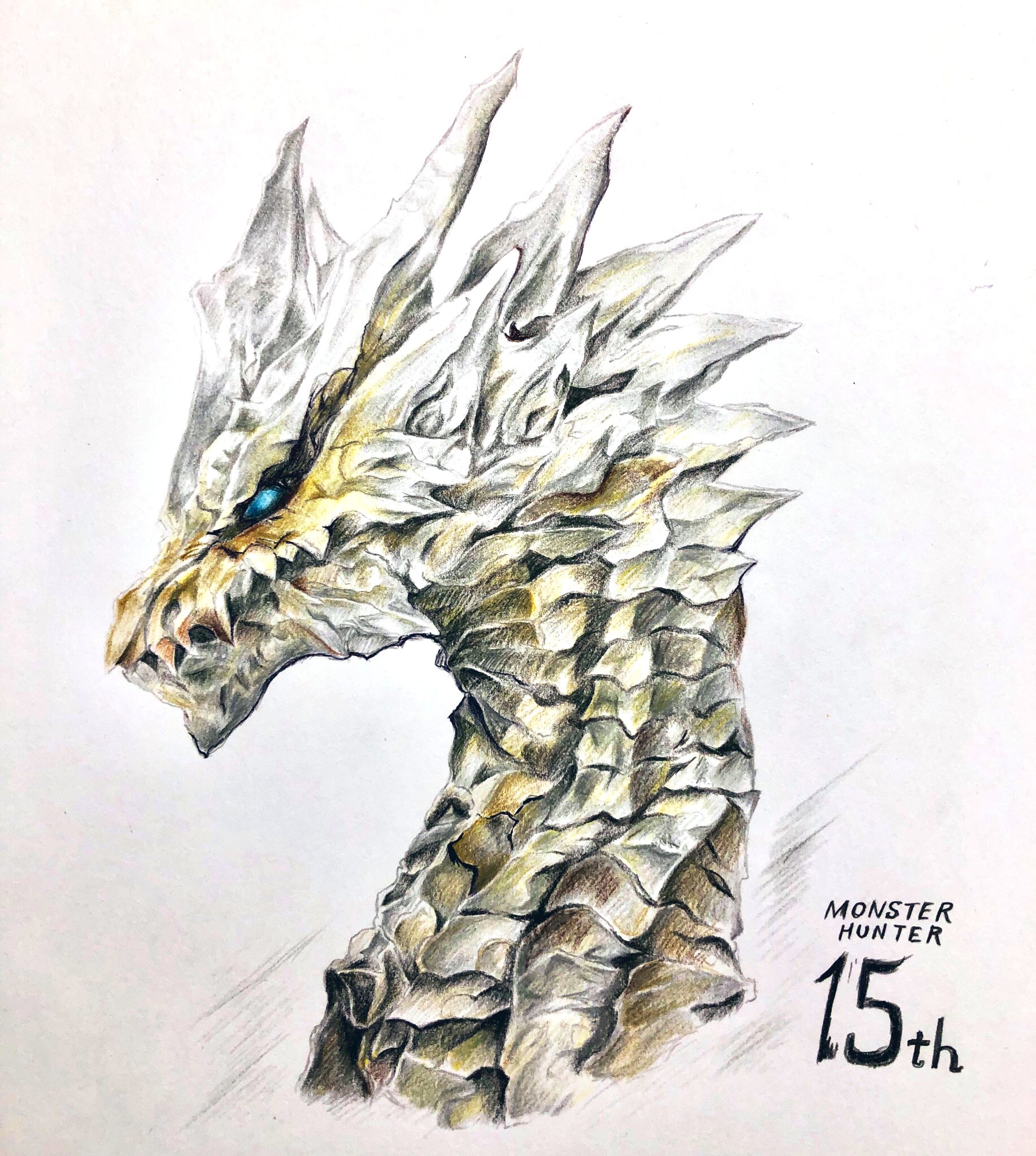 Reo Adriano 15周年おめでとうございます その記念としてクシャルを描きました 実はこれ1ヶ月間 放置してた イラストですw 描いておいて良かったよ モンハン15周年 クシャルダオラ T Co C4o27mdyqj Twitter