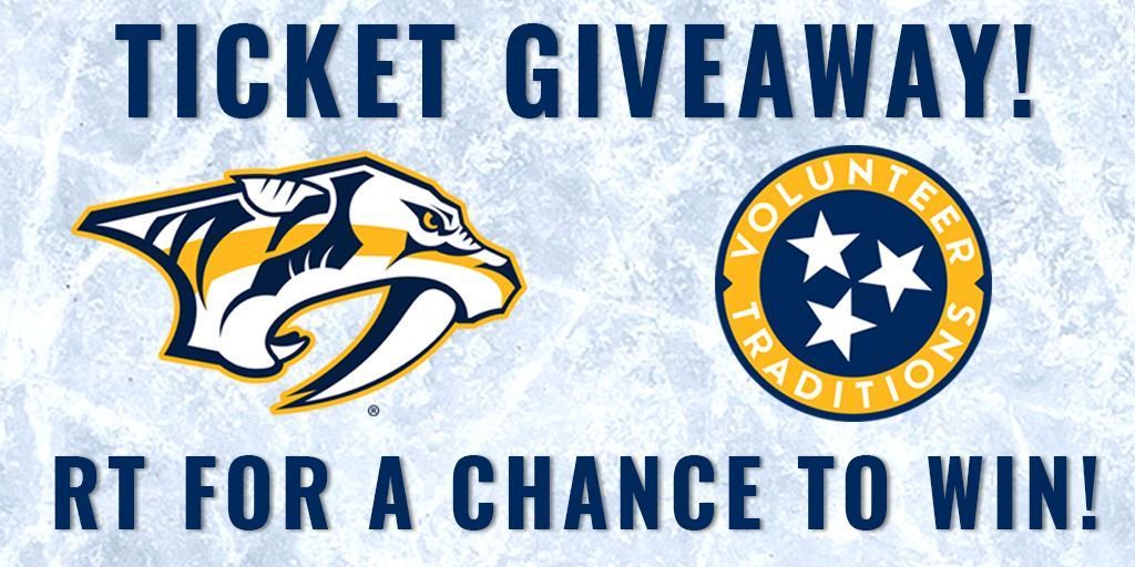 PREDS FANS, We are Giving Away Two Lower Bowl Tickets to Next Weeks <a href="/PredsNHL/">Nashville Predators</a> Game Against the Pittsburgh Penguins on 3/22? RT for Your Chance to Win! * Ends Thursday, 3/14 at Noon