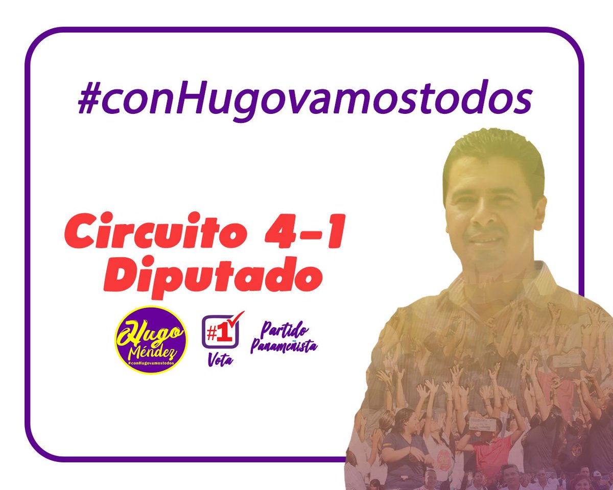 por que somos un gran Equipo este 5 de Mayo te invito a Votar Casilla #1 #HugoMéndezDiputado2019 #Circuito4-1 #conHugovamostodos #Yovoyconel
