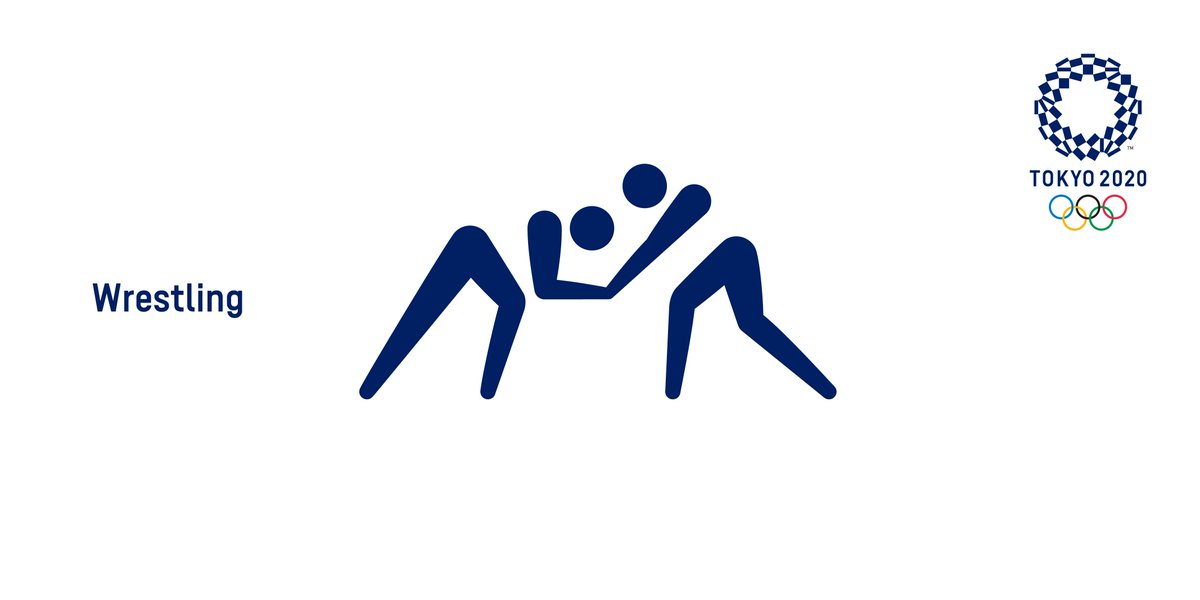 wrestling's tweet photo. Wrestling Fans! Today marks #500DaysToGo until #Tokyo2020 and #WrestleTokyo2020. Check out wrestling's pictogram for the 2020 Games! https://t.co/jSxUDjgZhB