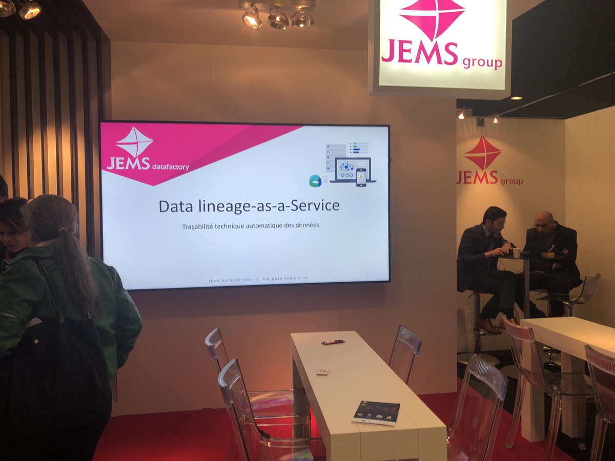 Le #datalineage as a service c’est maintenant stand A20 avec <a href="/ASGTec/">ASG Technologies</a> #bigdataparis #jemsgroup
