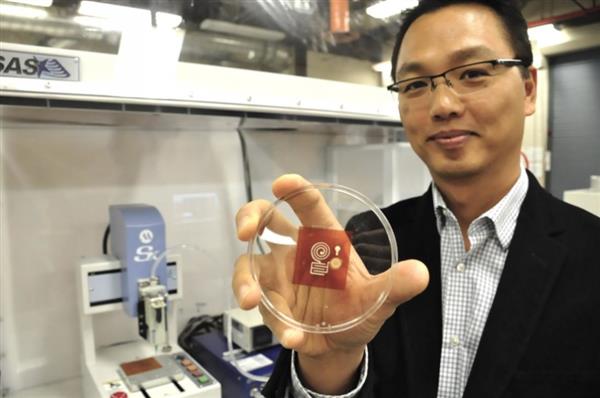 SFU’s Mechatronic System professor Woo Soo Kim and Swiss researchers are developing an eco-friendly, 3D printable solution for producing wireless IoT sensors. ow.ly/UuaK50mJFD2  #CanadaMakes