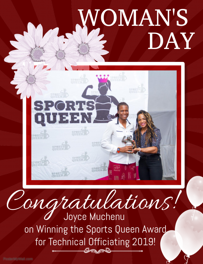 So Happy to have witnessed Joyce Muchenu win an award in recognition of all her accomplishments and strides in basketball officiating! Thank you <a href="/thesportsqueen/">The Sports Queen</a> for making it happen! #IWD2019 #WeAreChampion #BeTheChampion