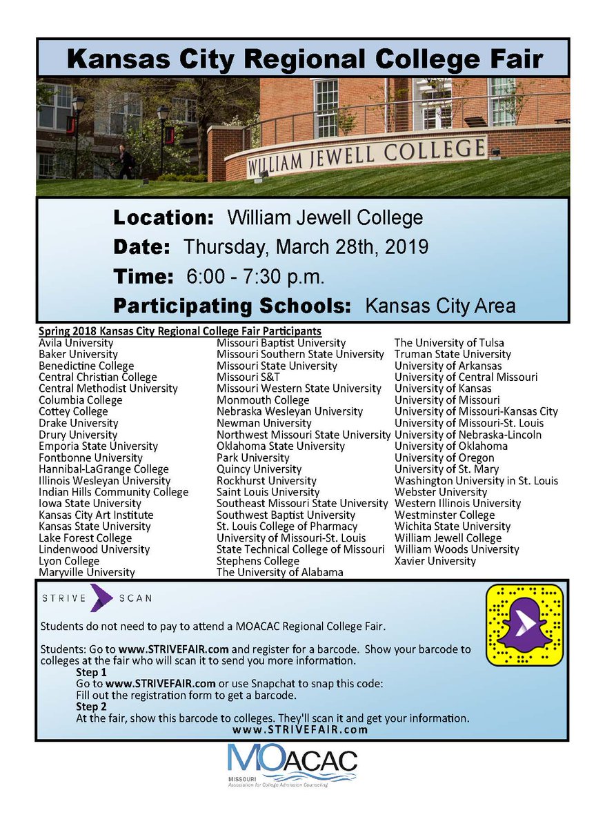 Spring college fair coming up! Srs - still finalizing your decision? Jrs - ready to continue that college search? Check out this March 28th opportunity!!! <a href="/LeesSummitHS/">LSHS</a>