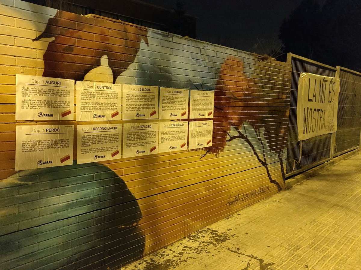 Arran_jovent's tweet photo. 👭 [FIL] La lluita feminista continua després del 8 de març. Visualitzem que la violència masclista segueix sent part de les nostres relacions. https://t.co/YsFK6pItRf