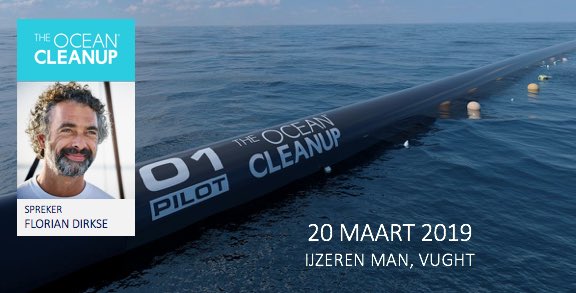 OKVught's tweet photo. 20 maart 2019 netwerkbijeenkomst met spreker @FlorianDirkse #theoceancleanup aanmelden? https://t.co/Xnzrr9fTAN https://t.co/fCwYISYnNn