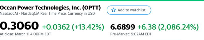 LouGarugri's tweet photo. Split ? $OPTT https://t.co/c6tLmucoCO