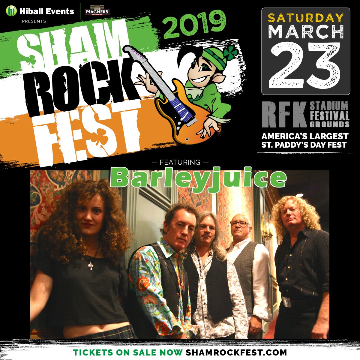 The list of awesome #Irishmusic just keeps stacking up! We are super-excited that <a href="/barleyjuice/">Barleyjuice</a> is going to be at this year's #shamrockfest! This is just great news to hear on #NationalPancakeDay 🥞