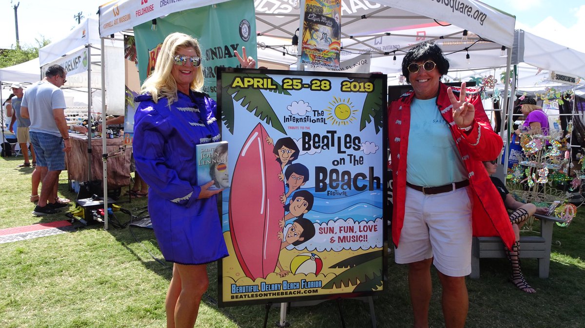 BeatlesOnBeach's tweet photo. These guys are dressed up and ready for The International Beatles On The Beach Festival!! 
What are YOU wearing?
April 25-28, 2019
https://t.co/U0jePbftpY
.
.
#BeatlesOnTheBeach #DelrayBeach #SouthFlorida #TheBeatles #Festival #Fun #EdgarWinter #ClassicRock #Music #Beach https://t.co/WlSoDeV2bn