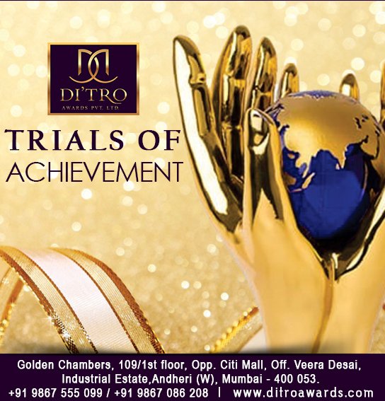 Awards or not, just a symbol of accomplishment. 
Awards are trials of achievement

ditroawards.com

#Awards #Trophies #Conceptawards #Ditroawards #Andheri #AcrylicTrophies #WoodenTrophies #CrystalTrophies #MetalTrophies #Frames #CustomisedTrophies #Medals #FiberCups