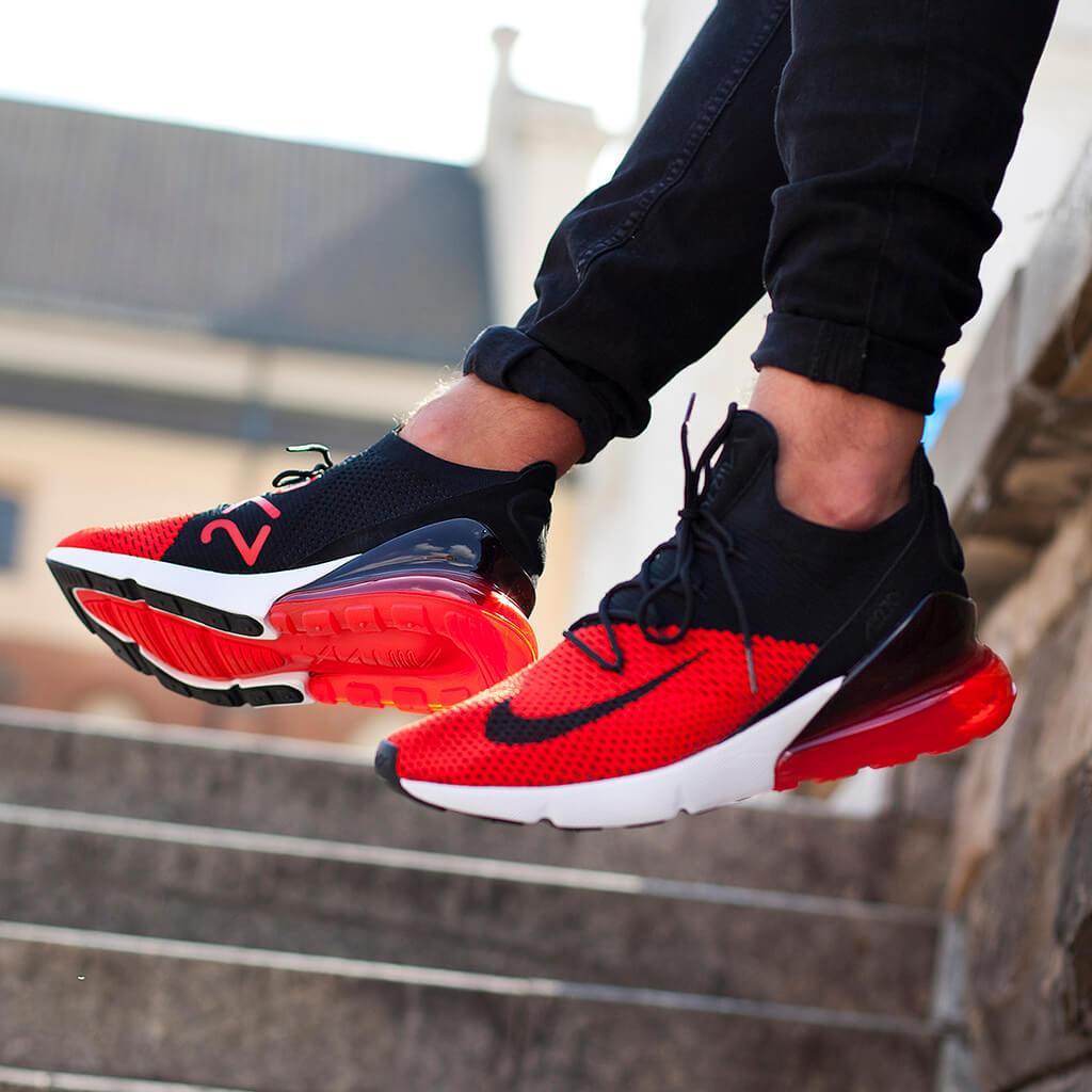 nike air max 270 flyknit bred