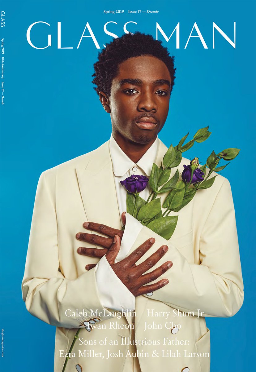 glassmagazine's tweet image. "Be your biggest fan" - Our fourth cover star actor @calebmclaughlin is coming up roses in all @LouisVuitton 
Photographer- Ssam Kim
Stylist- Matt Bidgoli
#TheGlassMagazine #CalebMcLaughlin #10YearsOfGlass⁣ #Issue37⁣