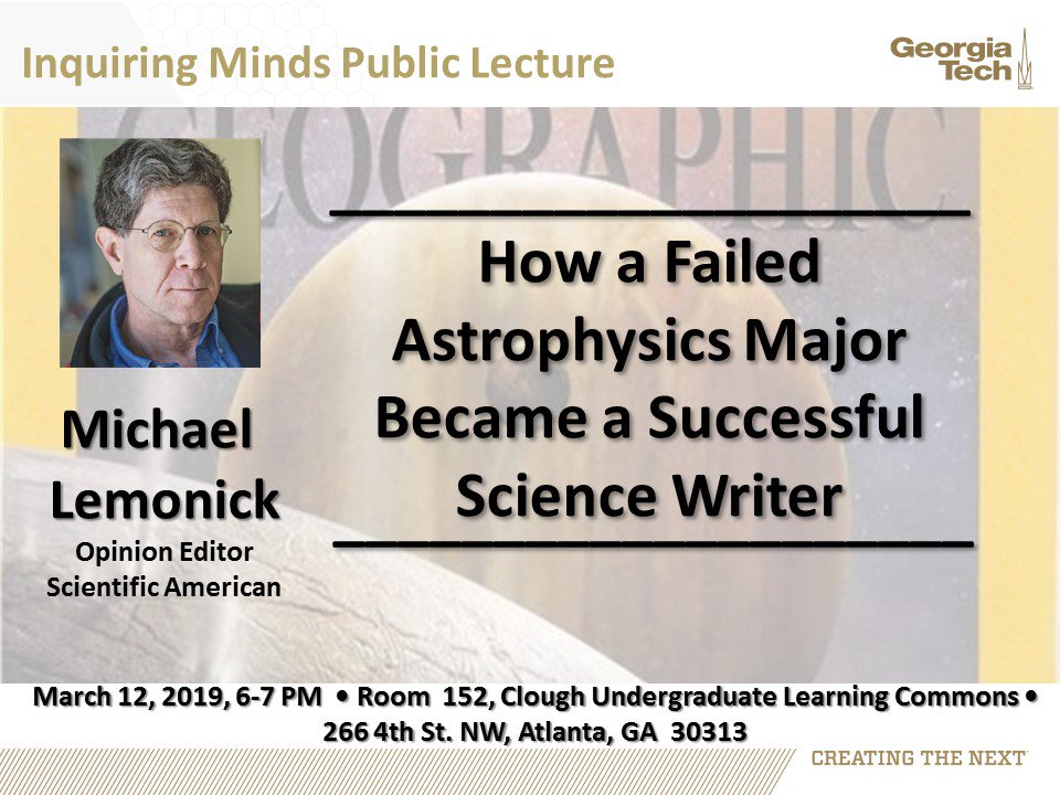 GT School of Physics (@gtphysics) on Twitter photo Inquiring Minds Public Lecture with <a href="/MLemonick/">Blockchain Island Collection - Mint is Live!</a> tonight at 6 PM in CULC 152! Inquiring Minds Public Lecture with <a href="/MLemonick/">Blockchain Island Collection - Mint is Live!</a> tonight at 6 PM in CULC 152!