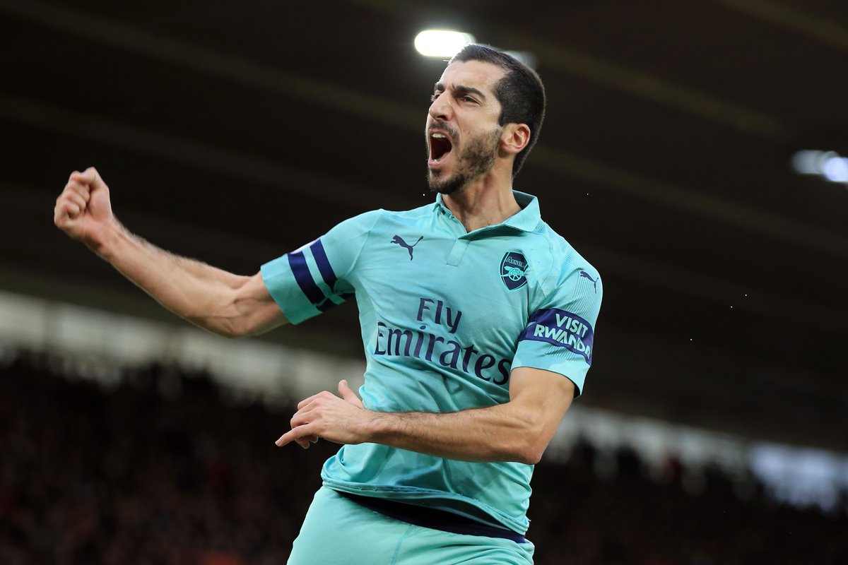 MATheGooner's tweet photo. With 2 goals ⚽️⚽️ 3 assists 🅰️🅰️🅰️. Henrikh Mkhitaryan has been named Arsenal player of the month for February 👏
#MkhiMagic 🎩 
#AFC

https://t.co/F7wUv7cLPV