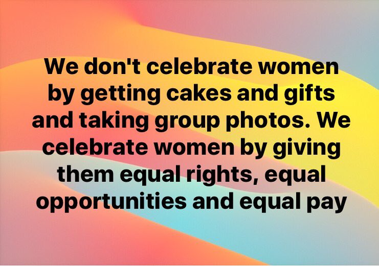 AmiraShawkey's tweet photo. #womenempowerment #womensday #womenshistorymonth #stopthehypocrisy #takeaction #equalrights #equalpay #equalopportunities https://t.co/yBCixfTzf0