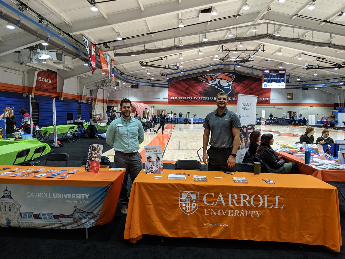 Ready to welcome 500+ HS students to the Waukesha County Health Care Careers Expo! #healthcare #carrollu #cometocarroll