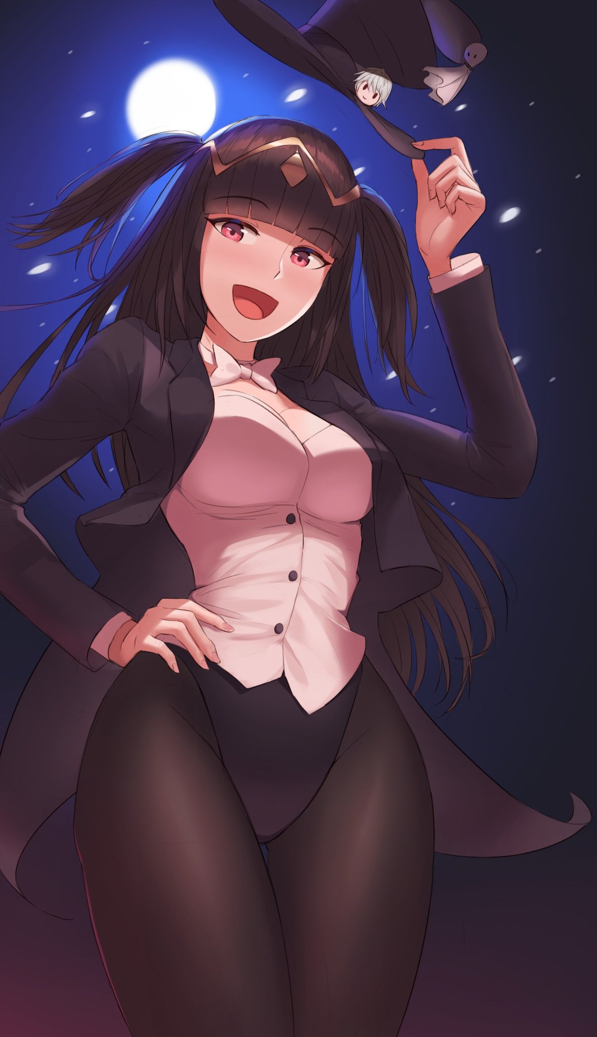 “Finished drawing Tharja in Zatanna's outfit!

#fir...