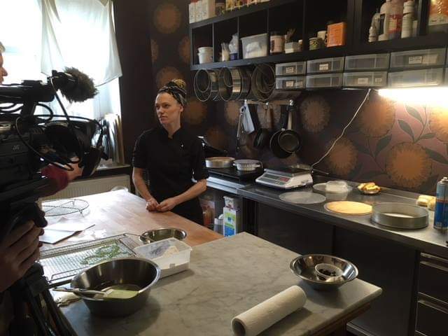 IHKCottbus's tweet image. #Videodreh in der Geraldine Konditorei Cafe Patisserie in #Senftenberg im Nachgang zur Veranstaltung &quot;Frauen in Führungspositionen&quot; letzten Donnerstag. Wir sind über den Bericht der Unternehmerin im #WMZtv gespannt und informieren!