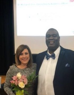 Congratulations to Yvette Soliz for being selected as the 2019 Hays CISD Principal of The Year! I'm so proud of you.  You're an excellent choice and a great representative of the district.  #RoadRunnerPride #100%HaysCISD