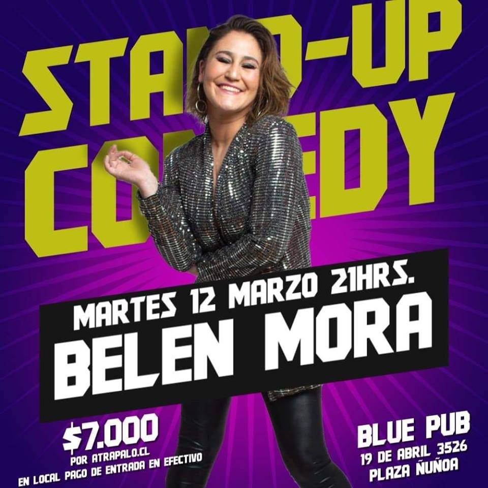 Wapsapealo's tweet photo. No te pierdas!! Stand Up con Belén Mora
Hoy Martes 12 de marzo
21:00hrs @_belenaza En #BluePub #wapsapealo
$7.000 entrada gral por https://t.co/nQSzvbFAez
https://t.co/U5wrxLxTQ4 https://t.co/QZ1fX4rGxp