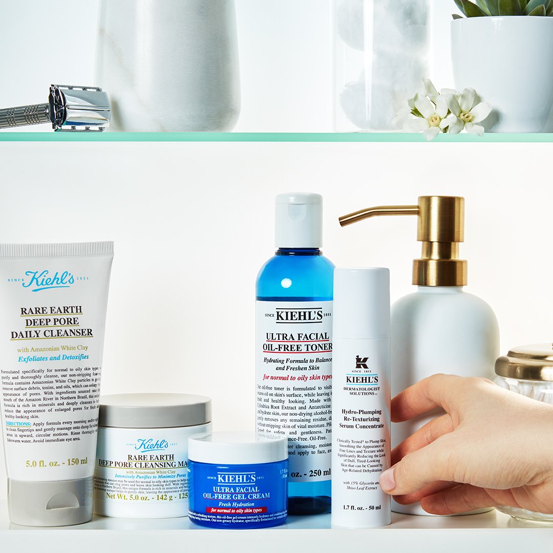 kiehl's oily skin routine