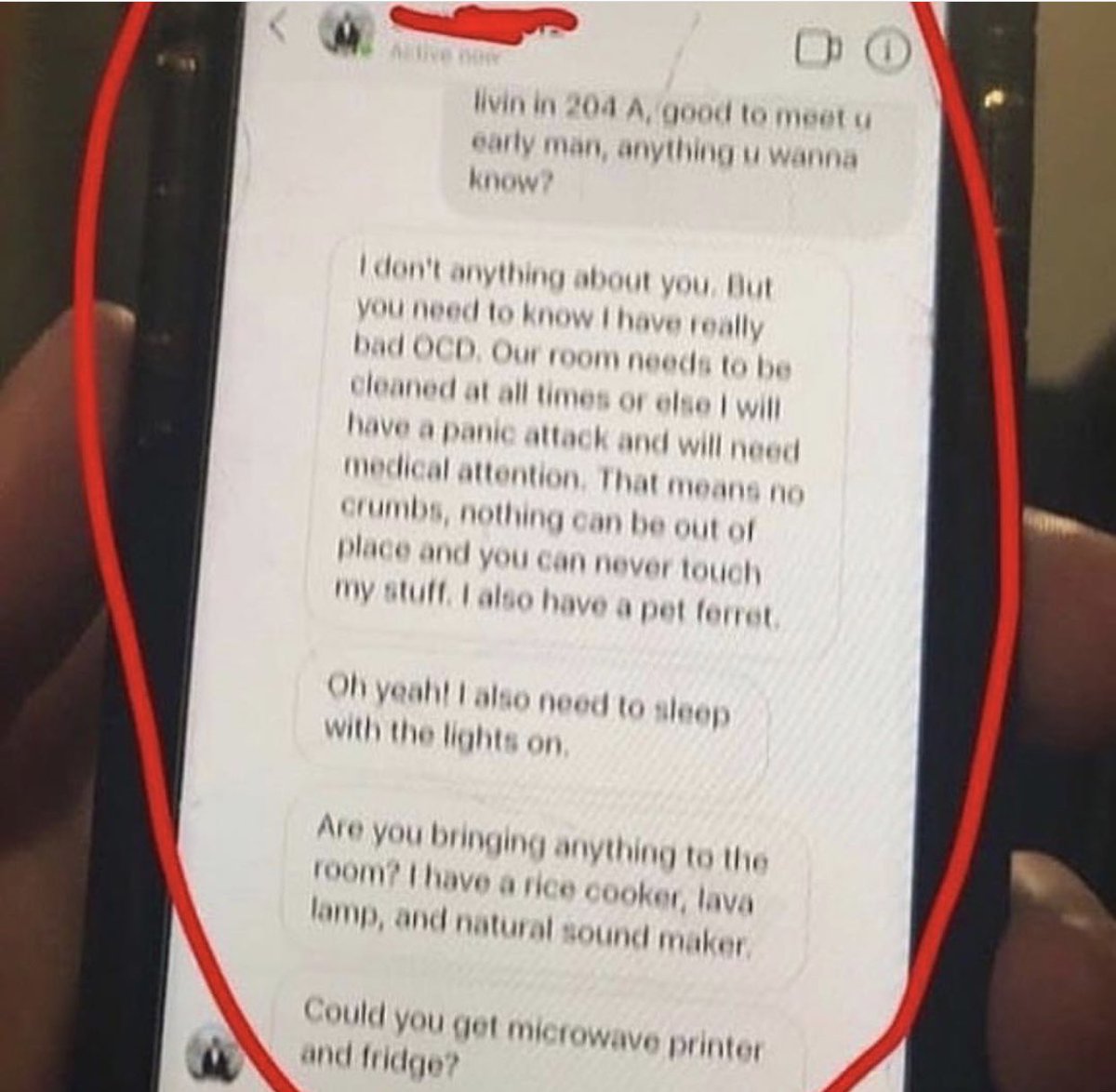 MyCollegeRoomi's tweet photo. Why should you use @MyCollegeRoomi to meet, learn about, vet, and select your roommates?

Exhibit A: https://t.co/wkH9Xy6qt8