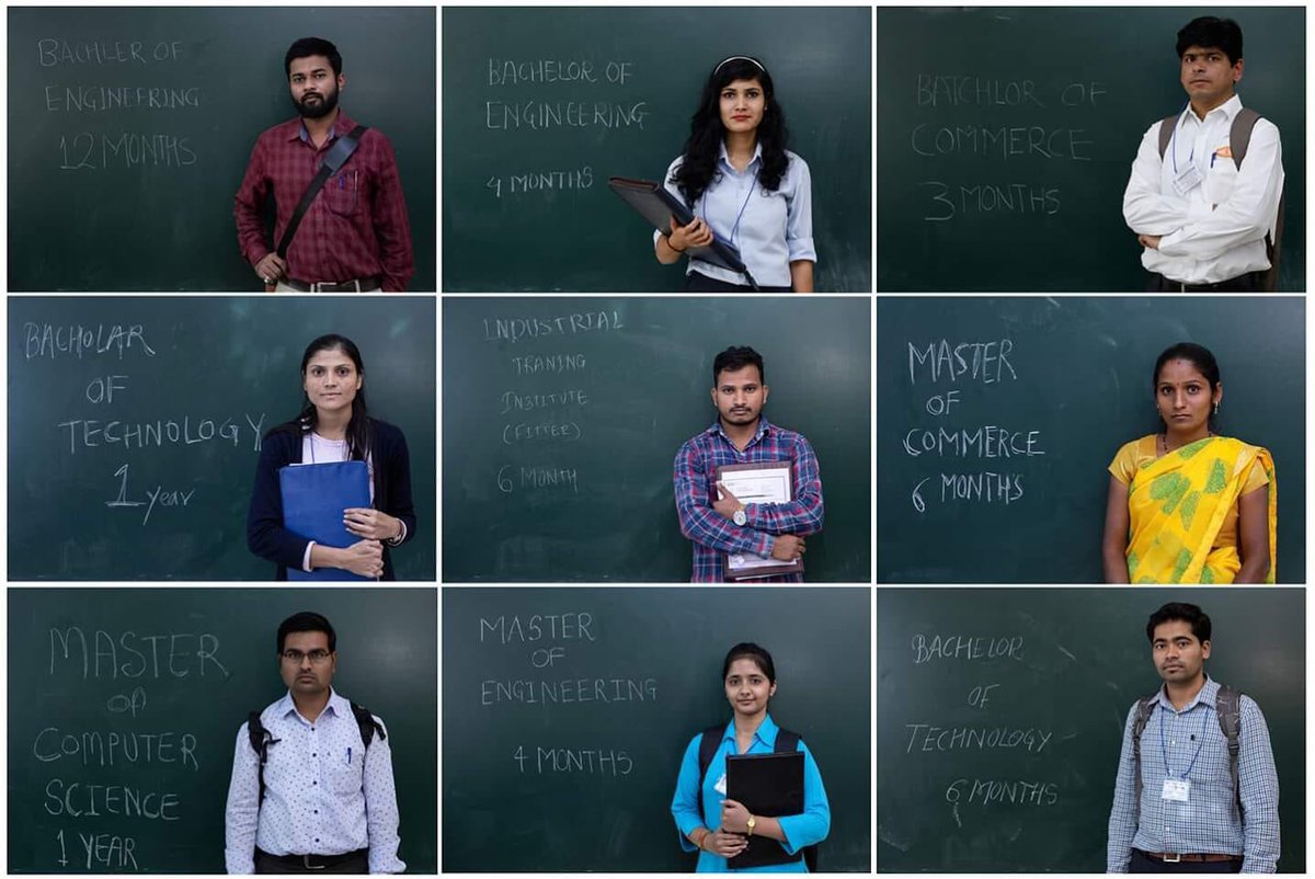 saikatd's tweet photo. Chilling image of the jobless by @dansiddiqui of @Reuters -- their degrees and the time they have been left jobless. This is the real issue that everyone wants to divert attention from https://t.co/HaZl1vJHKc