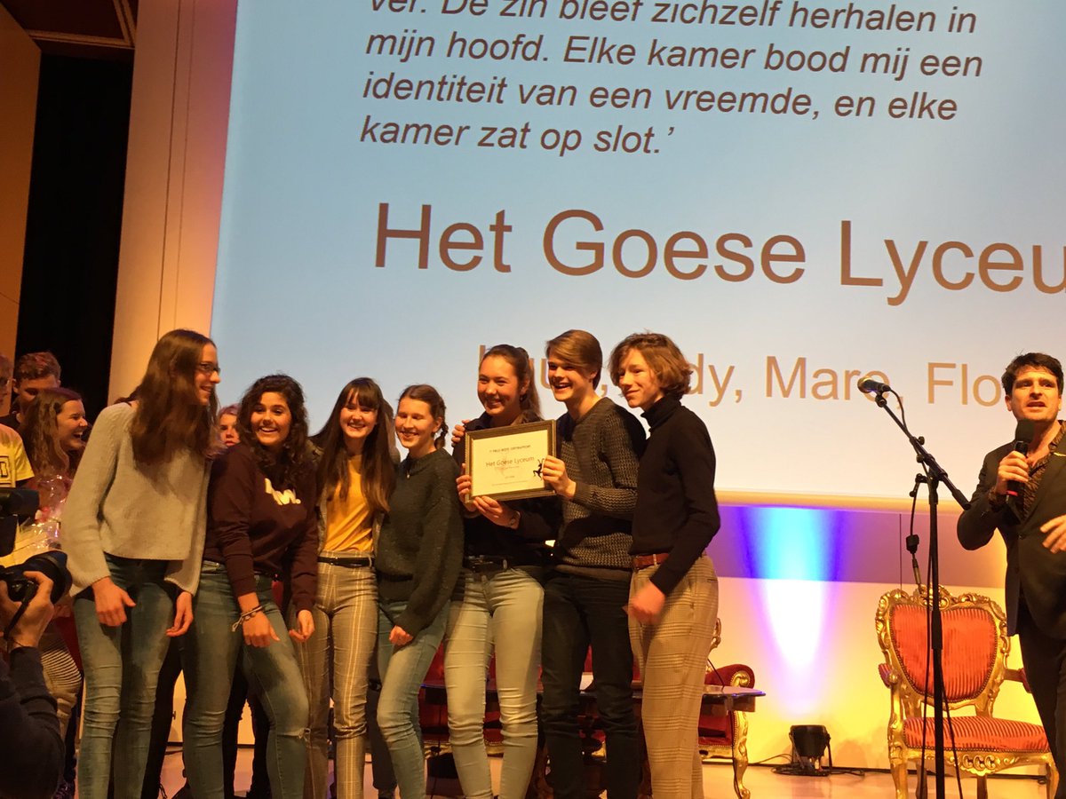 Yes! De 1e prijs voor het juryrapport van #DeInktaap2019 .
Super trots op onze jury!