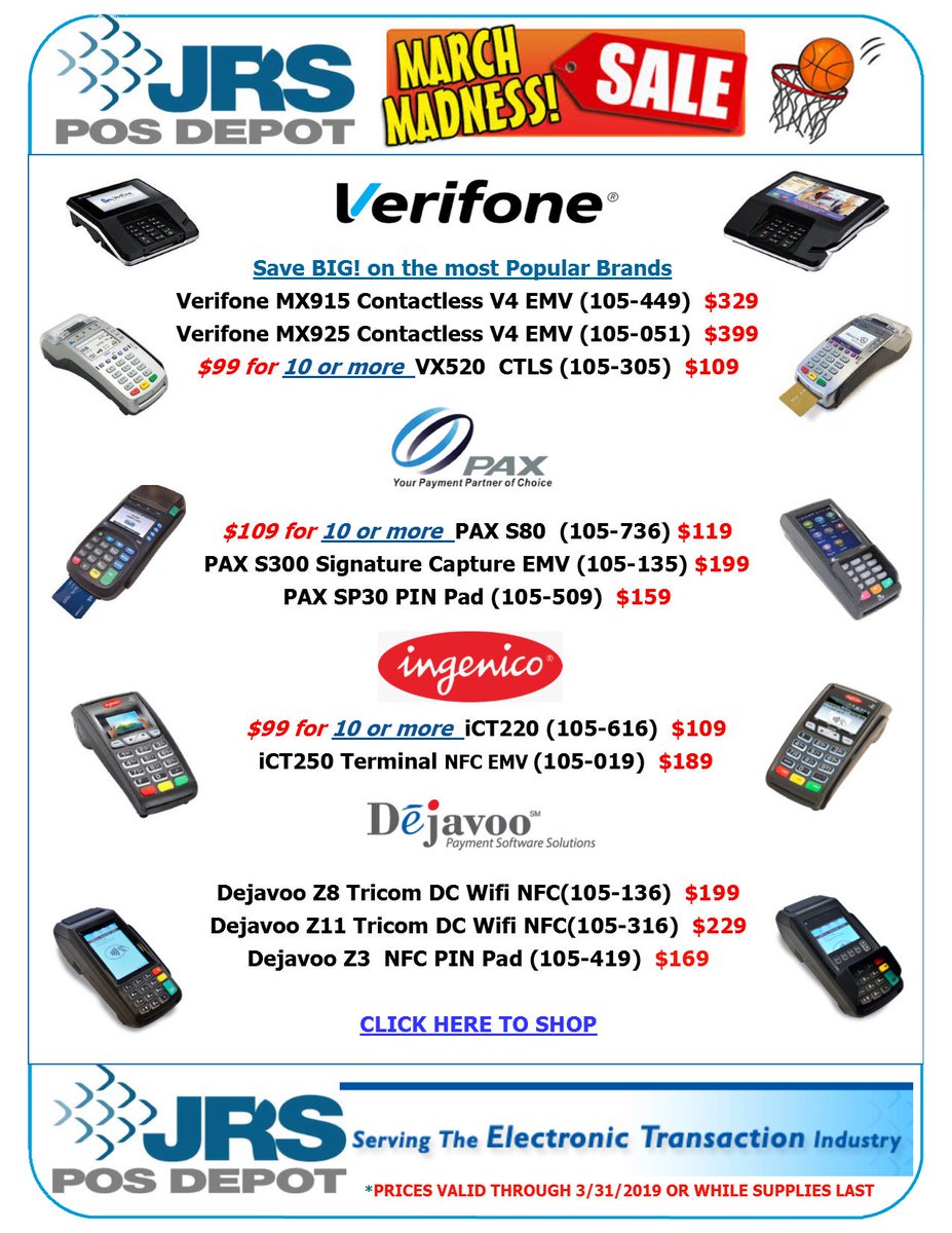 #MarchMadness all month long! Check out this month's #deals at jrorders.com/-MARCH-MADNESS…  💰💵💳🧾🔌